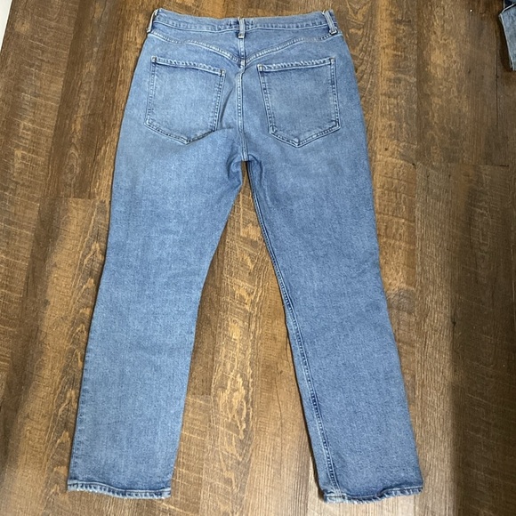 AGOLDE Button Fly, High Waisted, straight leg stretch Jeans SZ 30 - Picture 4 of 10